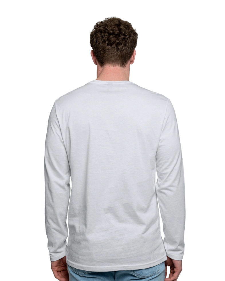 Image of a model wearing a DT105 District Long Sleeve Tee